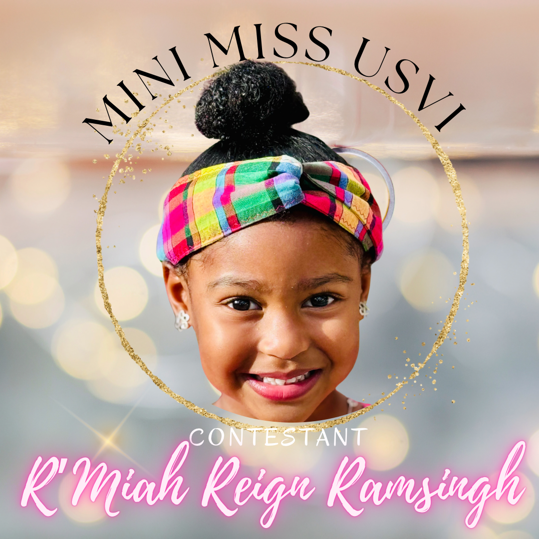 Mini Miss USVI Contestant R’Miah Digital Raffle Ticket